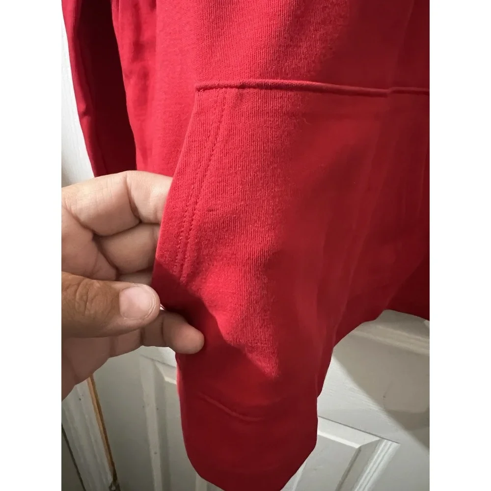 Vineyard Vines Kids L/S Red 1/4 Zip‎ Pullover Large Whale Shoulder